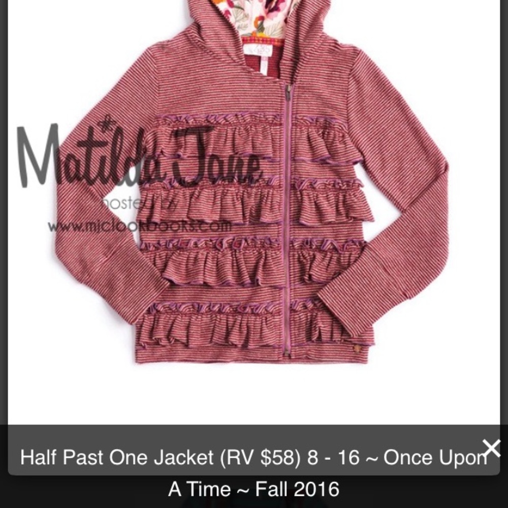 Matilda Jane jacket. “ half past one”